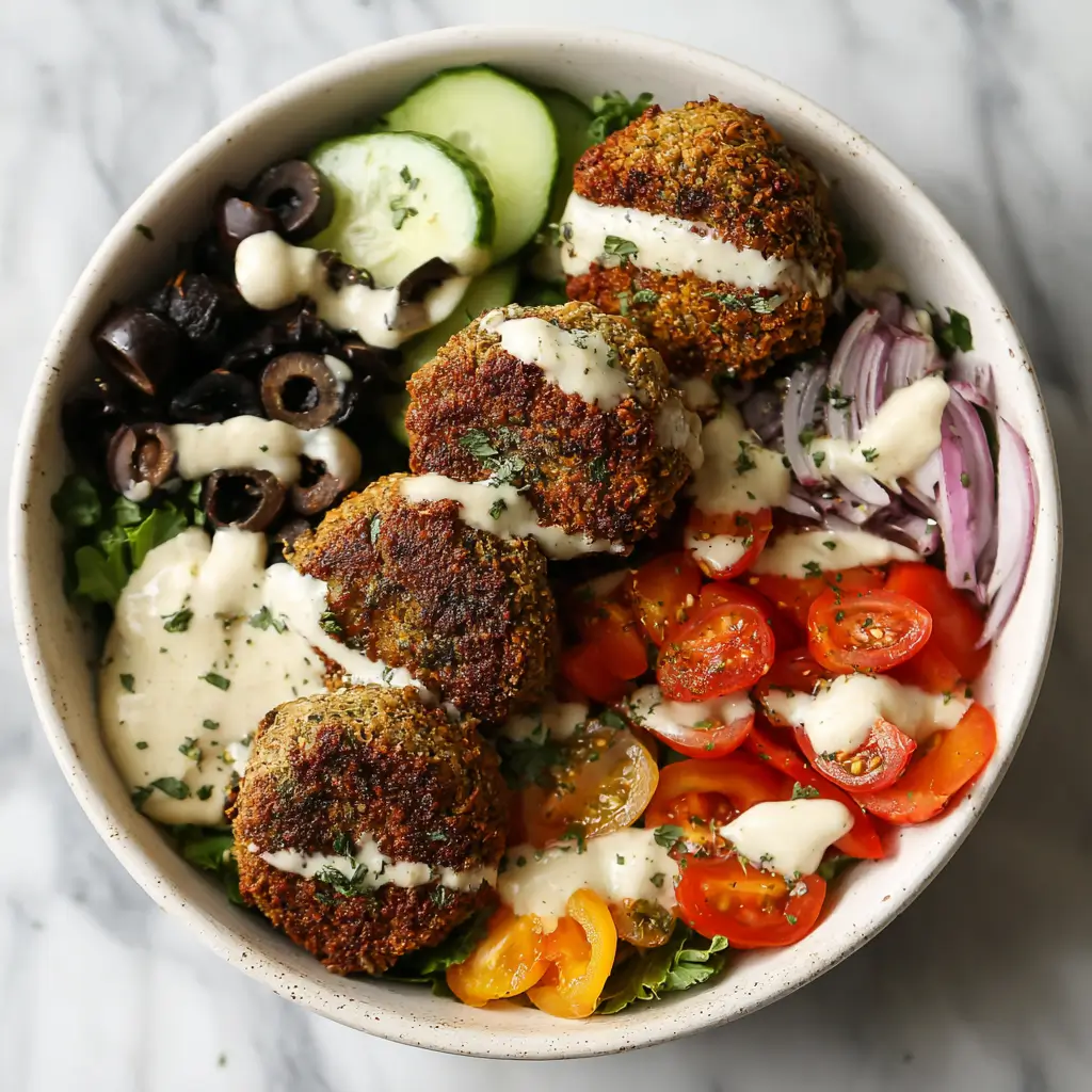 Mediterranean Falafel Bowls